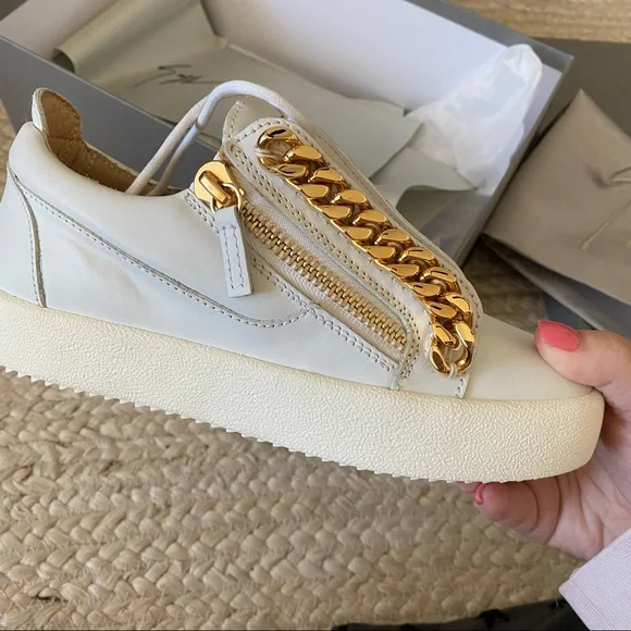 New Giuseppe Zanotti Frankie Chain Sneakers - Picture 6 of 9